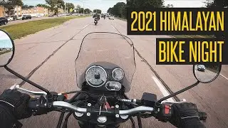2021 Royal Enfield Himalayan BS4  Steels The Show At Bike Night