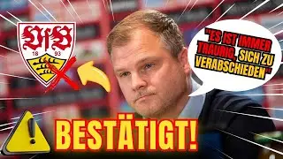 FABIAN WOHLGEMUTH BEST&Auml;TIGT!😢😢- Nachrichten vom VfB Stuttgart heute