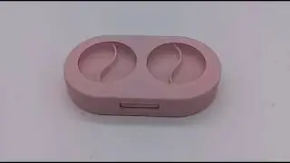 EC14 - High quality 4 colors cosmetics empty eyeshadow case container with window