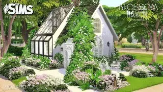 Blossom Haven | Cozy Tiny Cottage 🌸 | The Sims 4 Speed Build + Enchanted by Nature Vibes