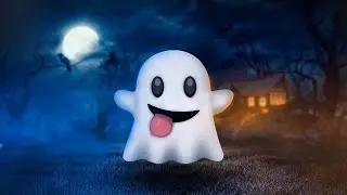 I Recreated Ghost Emoji | Photoshop Realistify Tutorial
