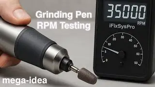 DailyWork #FaultFinding #RPMTesting #V-1 Electronics Tool Testing -  Mega-Idea Grinding Pen