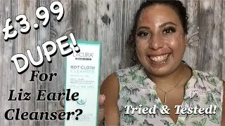 CHEAP ALDI DUPE FOR LIZ EARLE? | HOT CLOTH CLEANSER | A LIFE IN HIGH DEFINITION MINI REVIEW