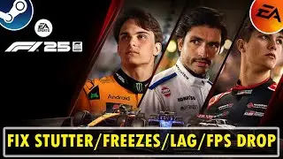 How To Fix F1 25 Stuttering, Freezing, Lagging or FPS Drop On PC | #f125