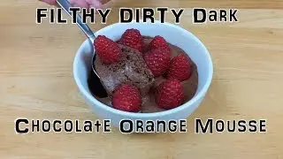 DIY Dark Chocolate Orange Mousse