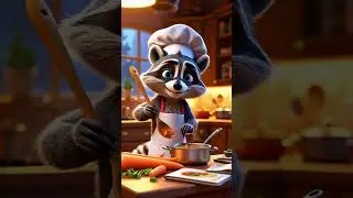 Midnight Cooking Adventure! 🐾✨ English Animated Stories