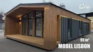 NEW for Easter - model Lisbon 95m&sup2; , from the manufacturer TM TICAB HOUSE