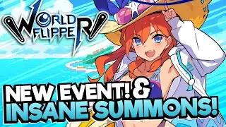 WORLD FLIPPER | Insane Summons! & New Event Gameplay Breakdown!