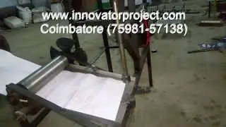 Automatic Geneva punching machine for mini project / diploma mechanical project center in Tamilnadu