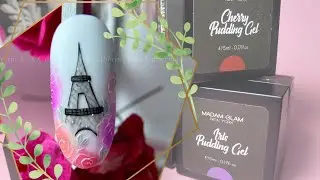Маникюр с розами | Маникюр с розами | Мастер-класс по нейл-арту с розами | Маникюр с Эйфелевой башней | Madam Glam