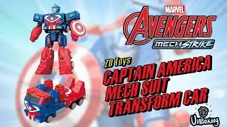 [UNBOXING] Captain America Mech Suit [ZD Toys Marvel Avengers Transform Car]