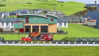 Rojo the Fire Truck meets Jupiter the Fire Engine and Venus the Fire Tender