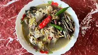 សម្លម្ជូរកូនចេក#yummy country side food #cooking #cookingchannel #cookingvideo #cookingathome #food 