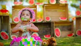 First Birthday | baby girl | Parnitha |