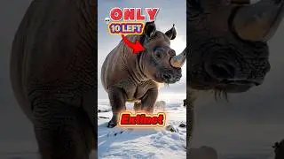 Top 4 Animals That Might Go Extinct in Our Lifetime #shorts #endangeredanimals #savewildlife