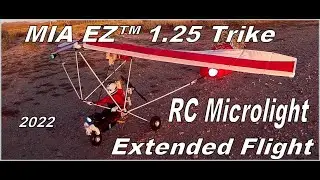 MIA EZ&trade; 1.25 Trike RC Microlight 2022 Ver  Extended Flight