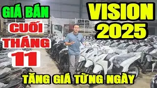 Gi&aacute; xe Honda mới nhất - Cập nhật gi&aacute; b&aacute;n Vision 2025 cuối th&aacute;ng 11 tất cả c&aacute;c phi&ecirc;n bản |To&agrave;n Xe M&aacute;y