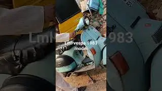 #lml #lmlvespa #vintagescooter 1983 model lml vespa slant and start instead of choke olden method