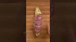 Simple Sandwich Series #50: Salami special #shorts