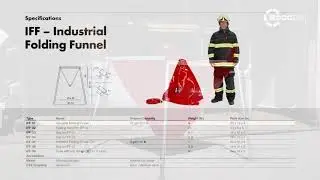 Industrial Folding Funnel IFF - construction / Skl&aacute;dac&iacute; průmyslov&yacute; trycht&yacute;ř IFF - sestaven&iacute;
