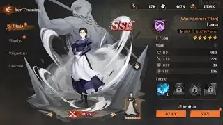 Titan Awakening Review Lara - Android IOS  Shingeki no Kyojin RPG