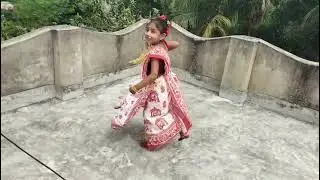 ঢাকের তালে কোমর দোলে খুশিতে নাচে মন ❤️❤️❤️❤️ Sumona Pal ♥️♥️