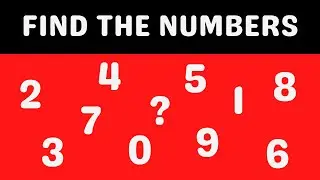 Hidden Numbers Puzzle - Can You Find Them All?
