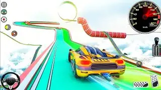 Real Mega Ramp Car Stunt Driving - Crazy GT Sport Car Impossible Tracks Racing - Android GamePlay #1