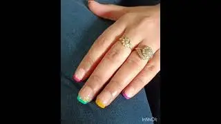 short nail extensions practice #nailartsdesign #nailartsdesign #acrylicnails #nailart #fremchtip