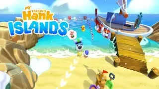 My Talking Hank: Islands - Winter Island Wonderland Happy Day Gameplay Full Screen (Android, iOS)