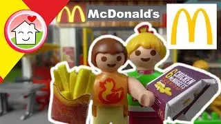 Playmobil en español En el McDonalds - La Familia Hauser