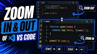How To Zoom In and Out on VS Code (Visual Studio Code Tutorial) 2026