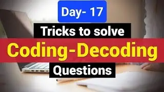 Coding-Decoding Reasoning Series: Sharpen Your Mind, Ace Every Test! @Unfiltereddailyvlog