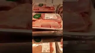 rabbit meat at the supermarket