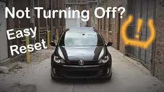 How to Turn off VW Tire Pressure Warning Light (TMPS Reset) | mk6, 2011 or Newer