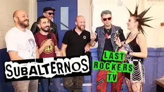 SUBALTERNOS (Punk Rock from BRAZIL) Bilingual Interview in English + Portuguese at REBELLION 2019