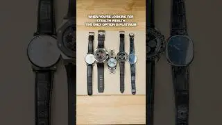 Stealth Wealth 101: It's All About Platinum l SwissWatchExpo