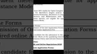 Bed admission 2024 # Distance bed admission notification # Bed admission2024 #kashmiruniversity