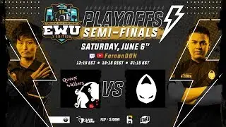 X6TENCE vs QUEEN WALKERS - SEMIFINAL - EWU - CLASH ON !!!
