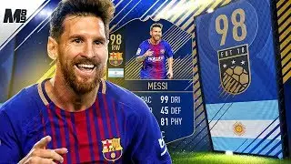 FIFA 18 TOTY MESSI REVIEW | 98 TOTY MESSI PLAYER REVIEW | FIFA 18 ULTIMATE TEAM