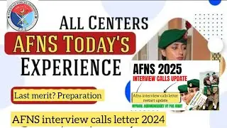Afns interview calls update for all centers | Afns interview experience questions| Afns interview