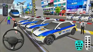 New Police Officer Cars Vs Bullet Train Crash Test🚄 3D Driving Class 2025 - Android Gameplay