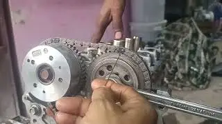 Ahsan ali Baleno ki timing chain milana sikha rahe hai #automobile 