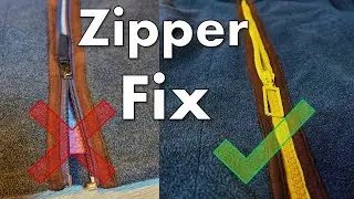 Quick Zipper Fix -  Sew Youseful #1: An easy way how to replace a broken zipper with a new one