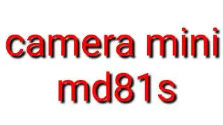 Cara mengaktifkan Camera mini MD81s wifi ke hp android