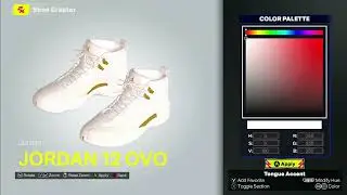 NBA 2K25 Next Gen Shoe Creator - Jordan 12 