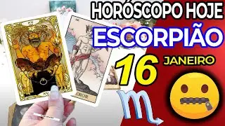 URGENTE❗️💌NÃO DIGA NADA A NINGUÉM POR FAVOR🙏🏻🤐🤫 Escorpião ♏ 16 Janeiro 2026 Horoscopo do dia de hoje