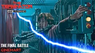 TERMINATOR (1984) | Final Battle | Final Fight Scene 4K UHD