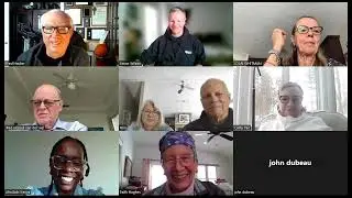 Midland Rotarians chat with the CEO & Boys of Life4Kids in Kenya