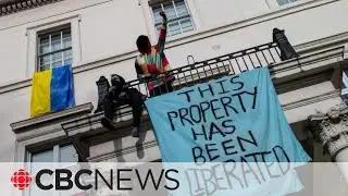 Squatters occupy London mansion that may belong to Russian oligarch